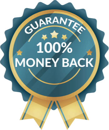 100% money back guarantee